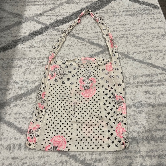 Free People Gauze Boho Reusable Shopping Tote Bag - Picture 1 of 6